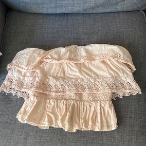 American Eagle Lace Crop Top Tube Top